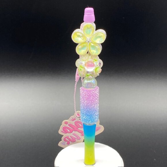 Fancy Beaded Ballpoint Pen - JoJo DIY Original Collectible - Picture 1 of 4